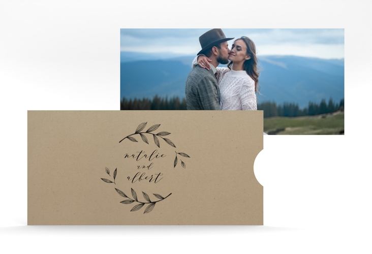 Hochzeitseinladung Naturelove Einsteckkarte