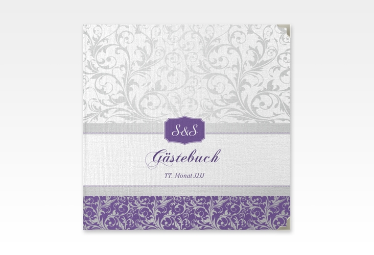 Gästebuch Selection Hochzeit Latina Leinen-Hardcover lila