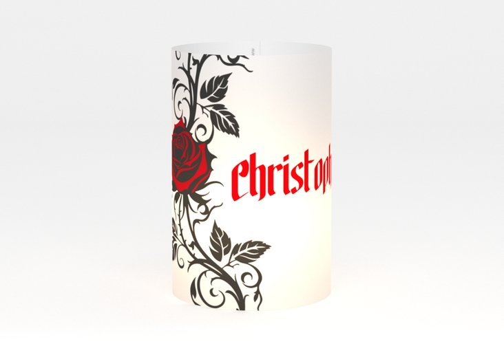 Windlicht Hochzeit Red Rose Windlicht weiss