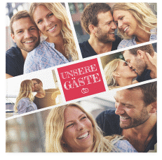 Klick: Details zu Gästebuch Selection Hochzeit "Rise" anzeigen Gästebuch Selection Hochzeit Rise Leinen-Hardcover pink