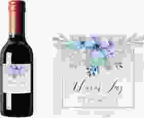 Piccoloetikett Hochzeit Surfinia Etikett Piccolo blau
