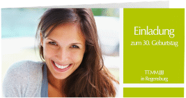 Einladung 30. Geburtstag "Gerd/Gerda"