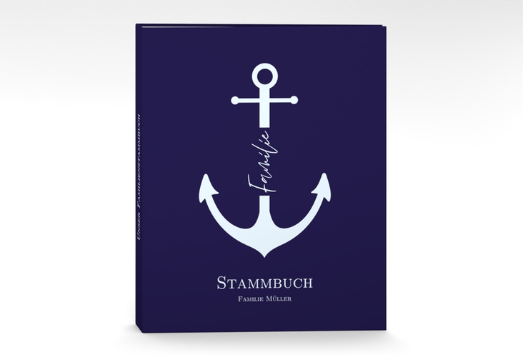 Stammbuch A4 Familienanker Stammbuch A4 blau