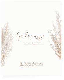 Gästemappe Ferienwohnung A4 "Strandhaus"