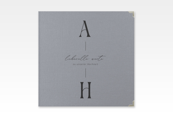 Gästebuch Selection Hochzeit Lebensbund Leinen-Hardcover mit veredelbaren Initialen