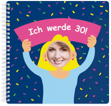 Gästebuch Geburtstag "Comic Woman"