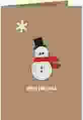 Weihnachtskarte "Snowman"