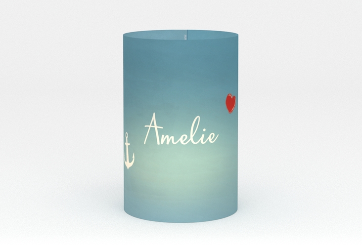 Windlicht Hochzeit Ehehafen Windlicht blau