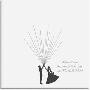 Wedding Tree Leinwand Ballons Beatrice (bis 40 Gäste)