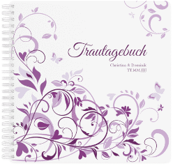 Klick: Details zu Trautagebuch Hochzeit "Lilly" anzeigen Trautagebuch Hochzeit "Lilly" Trautagebuch Hochzeit pink