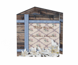 Klick: Details zu Ringraziamenti matrimonio collezione Monaco anzeigen Ringraziamenti matrimonio collezione Monaco Quadr. Karte doppelt blu