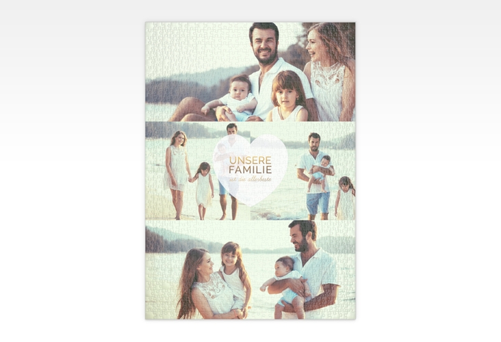 Fotopuzzle 1000 Teile Familiencollage 1000 Teile weiss
