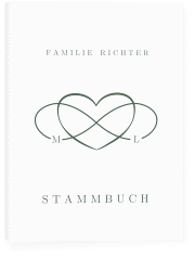 Klick: Details zu Stammbuch A5 "Infinity" anzeigen Stammbuch A5 Infinity Stammbuch A5 gruen