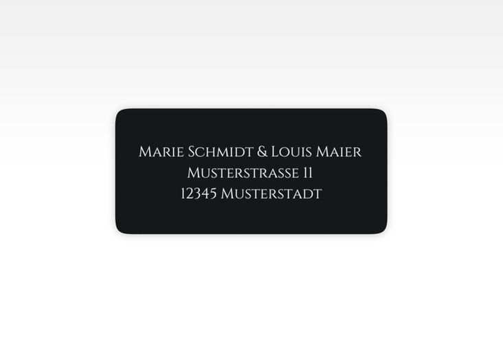 Absenderetikett Hochzeit Elegancy 45,7 x 21,2 mm
