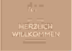 Willkommensschild Poster Glam 70 x 50 cm Poster beige