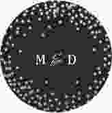Aufkleber Hochzeit Glitter Aufkleber, selbstklebend, rund schwarz