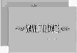 Save the Date-Karte Hochzeit "Eden" DIN A6 quer blau