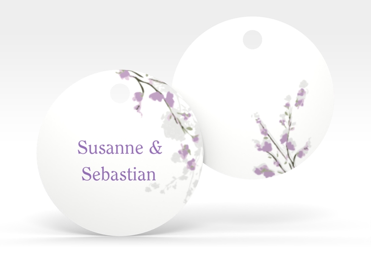 Geschenkanhänger Hochzeit Salerno Geschenkanhänger, rund