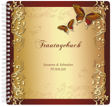 Klick: Details zu Trautagebuch Hochzeit "Toulouse" anzeigen Trautagebuch Hochzeit Toulouse Trautagebuch Hochzeit rot