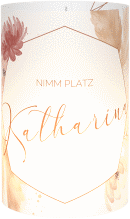 Klick: Details zu Windlicht Hochzeit "Bohostyle" anzeigen Windlicht Hochzeit Bohostyle Windlicht beige mit Pampasgras in Aquarell