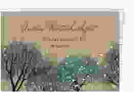 Save the Date-Postkarte "Winterhochzeit"