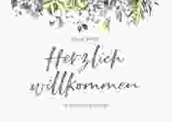 Willkommensschild Poster "Natural"