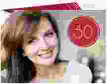 Einladung 30. Geburtstag Twister A6 Klappkarte quer rot