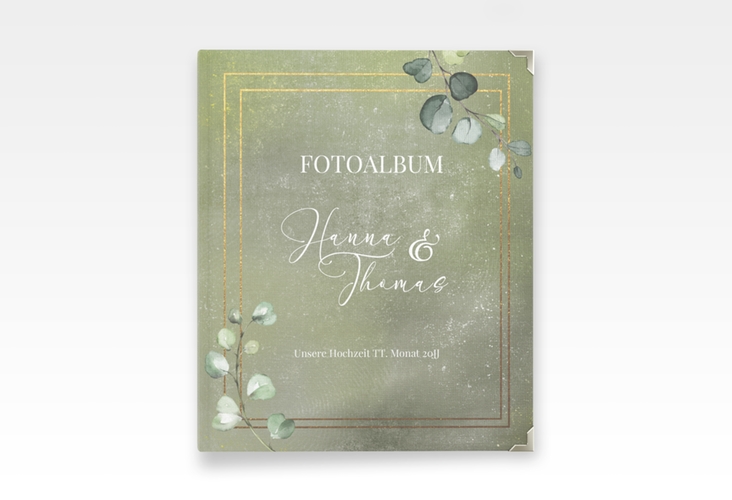 Hochzeitsalbum Jade 21 x 25 cm gruen