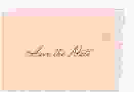 Save the Date-Postkarte Purity A6 Postkarte apricot