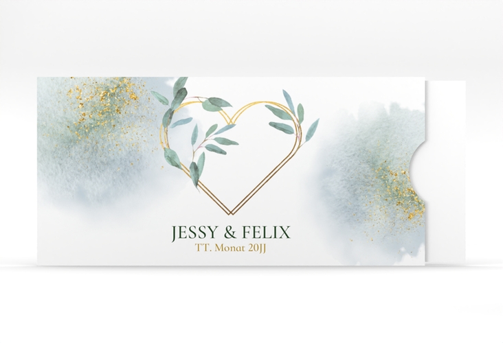 Hochzeitseinladung Amore Einsteckkarte hochglanz
