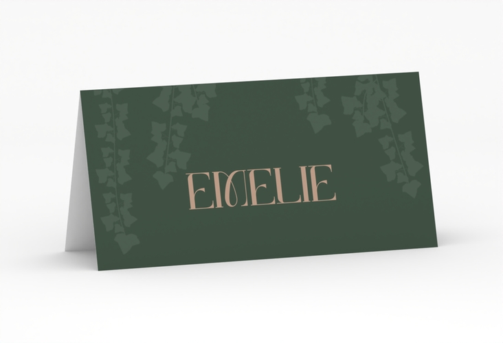 Tischkarte Hochzeit Efeugrün Tischkarten im Fantasy-Elfen-Design mit Efeu