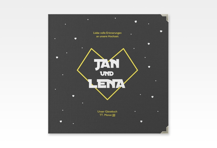 Gästebuch Selection Hochzeit Starlove Leinen-Hardcover mit Sci-Fi-Universum