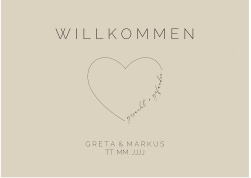 Klick: Details zu Willkommensschild Poster "Lebenstraum" anzeigen Willkommensschild Poster Lebenstraum 70 x 50 cm Poster beige