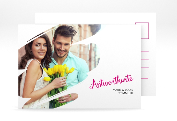 Antwortkarte Hochzeit "Felice" DIN A6 Postkarte