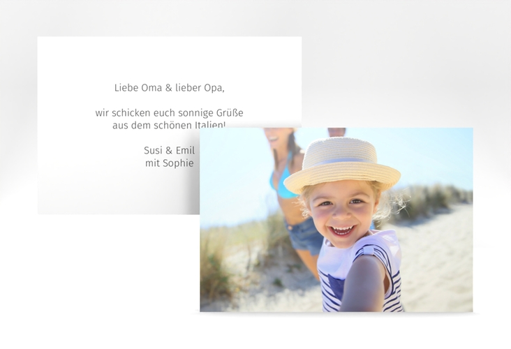 A6 Karte - 1 Bild A6 Karte quer