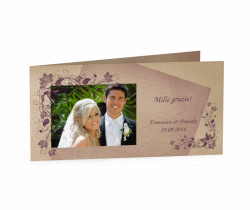 Klick: Details zu Ringraziamenti matrimonio collezione Como anzeigen Ringraziamenti matrimonio collezione Como DIN lang Klappkarte