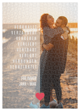 Klick: Details zu Fotopuzzle 500 Teile "Dearie" anzeigen Fotopuzzle 500 Teile Dearie 500 Teile weiss