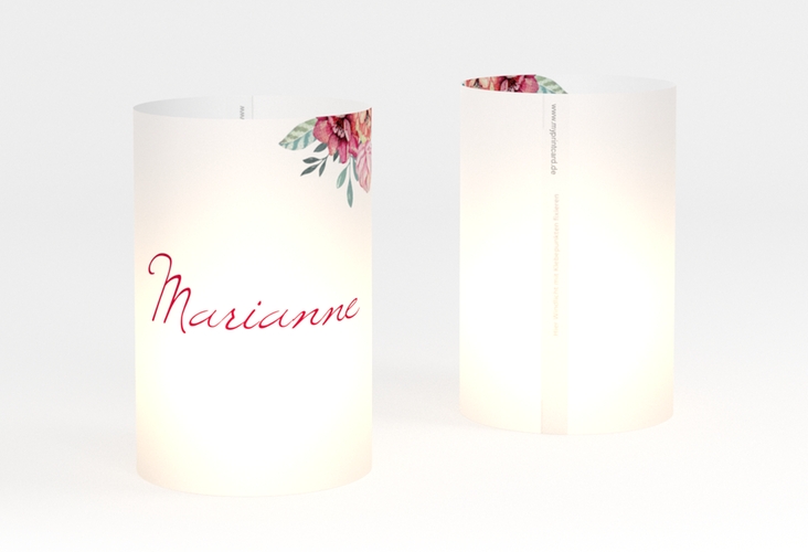 Windlicht Hochzeit Blooming Windlicht weiss hochglanz