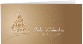 Klick: Details zu Business-Weihnachtskarte "Goldverlauf" anzeigen Business-Weihnachtskarte "Goldverlauf"