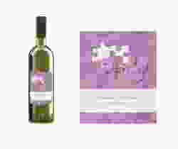 Etichette vino matrimonio collezione Bergamo Etikett Weinflasche 4er Set lila