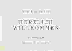Willkommensschild Poster Glitter 70 x 50 cm Poster rosa