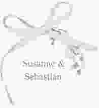 Geschenkanhänger Hochzeit Salerno Geschenkanhänger, rund flieder
