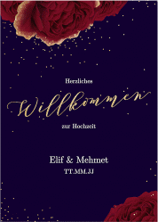 Klick: Details zu Willkommensschild Poster "Cherie" anzeigen Willkommensschild Poster Cherie 50 x 70 cm Poster schwarz