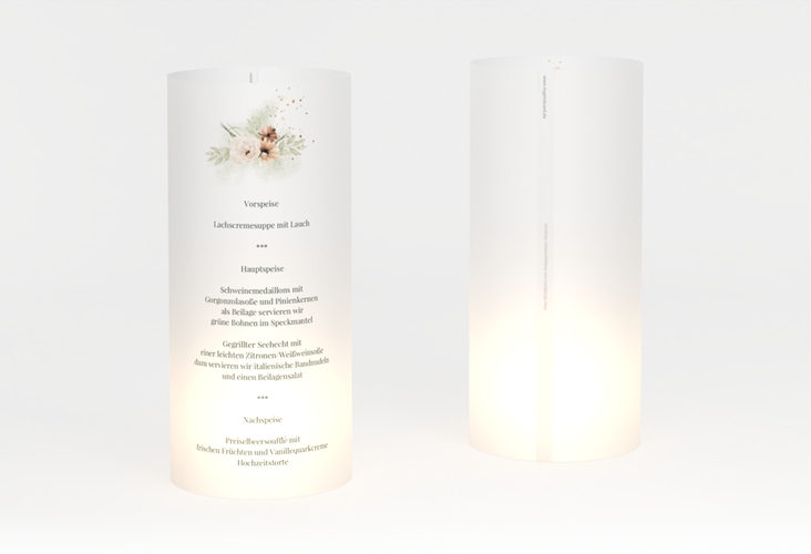Windlicht Menü Hochzeit "Odeur" Windlicht gruen