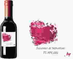Piccoloetikett Hochzeit Mailand Etikett Piccolo pink
