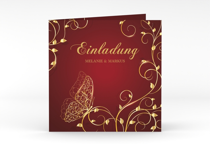 Hochzeitseinladung Eternity quadr. Klappkarte