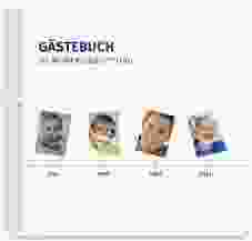 Gästebuch Geburtstag "Timeline"