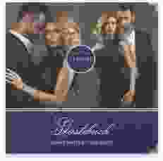 Gästebuch Selection Hochzeit Elegancy Leinen-Hardcover blau