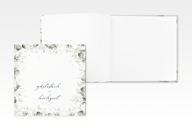 Gästebuch Creation Hochzeit Poesia 20 x 20 cm, Hardcover weiss