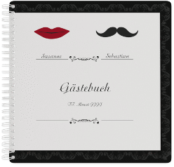 Klick: Details zu Gästebuch Hochzeit "Montpellier" anzeigen Gästebuch Hochzeit "Montpellier" Ringbindung
